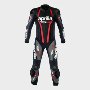 New Aprilia Black v4 Race Suit 2018