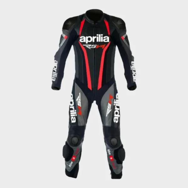 New Aprilia Black v4 Race Suit 2018