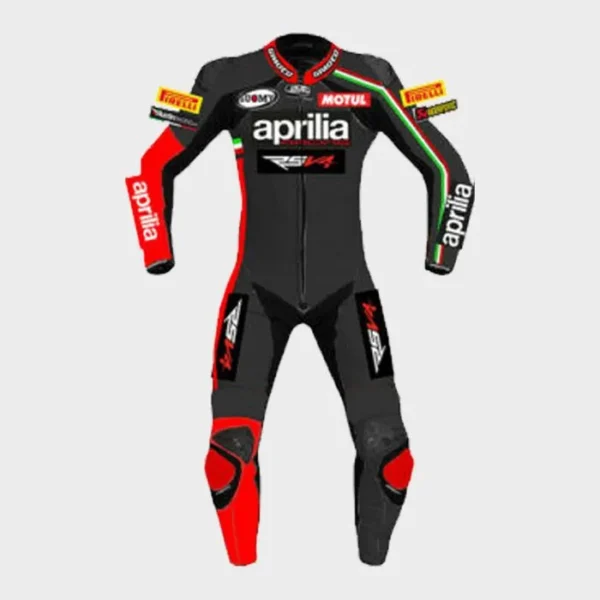 New Aprilia Moto Italia Leather Suit 2017