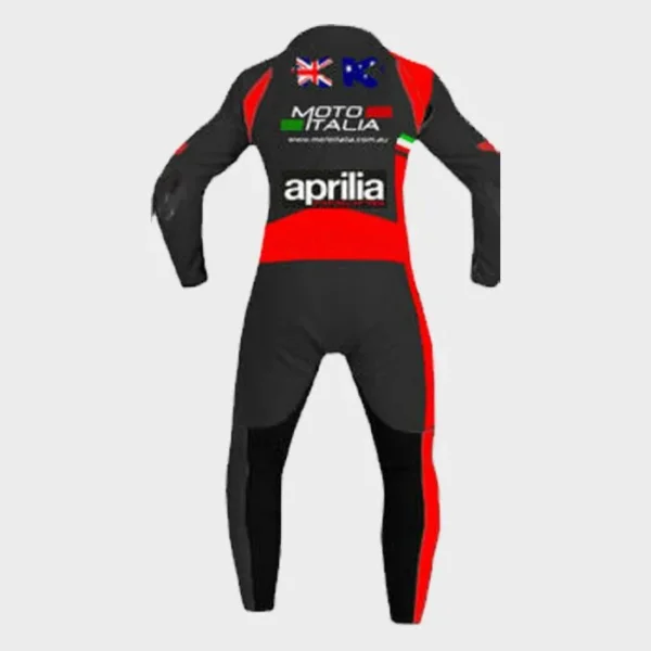 New Aprilia Moto Italia Leather Suit 2017 - Image 2
