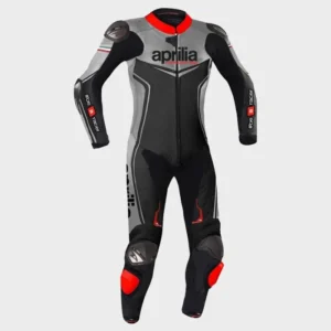 Aprilia Racing MAX Italia Motorcycle Leather Biker Suit 2017