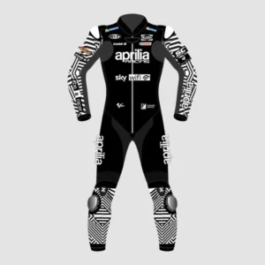 Aleix Espargaro Black Bike Motorcycle Aprilia Suit 2023