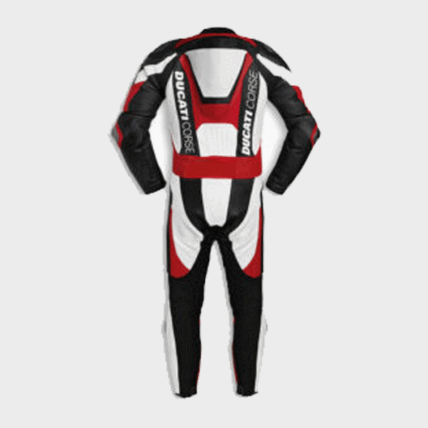 By Custom Ducati Corse Motorcycle Race Suit 2018 - Image 2