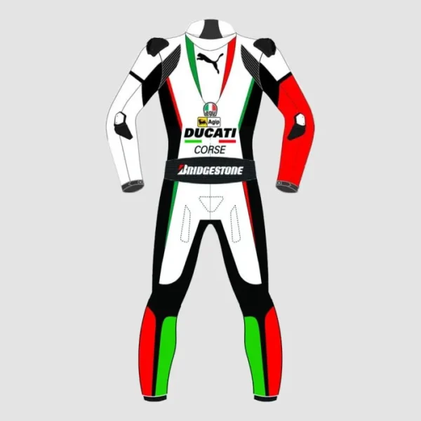 Ducati Motorcycle Racing Leather Suit 2021 - Image 2