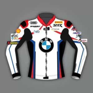 Eugene Laverty BMW Leather Motorcycle Jacket WSBK 2020