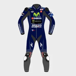 Maverick Vinales Movistar Yamaha Motorcycle Suit 2017