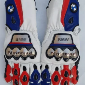 BMW Motorrad Motorbike Racing Leather Gloves