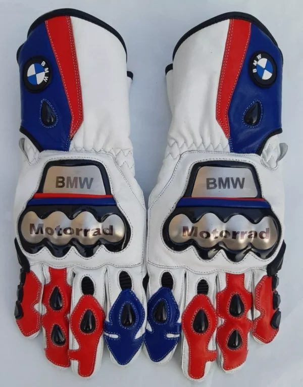 BMW Motorrad Motorbike Racing Leather Gloves