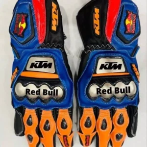 KTM Motorcycle Leather Racing Gloves