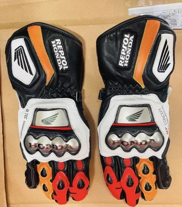 Marc Marquez Repsol Honda Gloves Motorbike