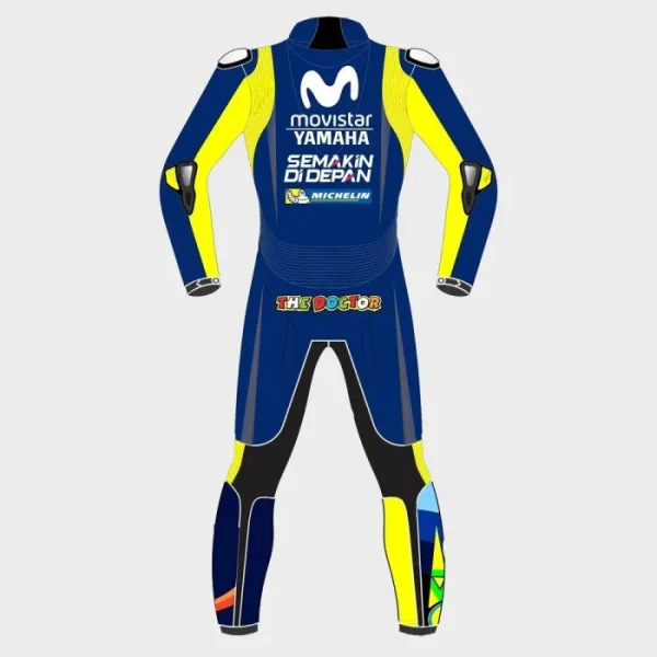 Valentino Rossi Motorcycle Leather Suit 2020 - Image 2