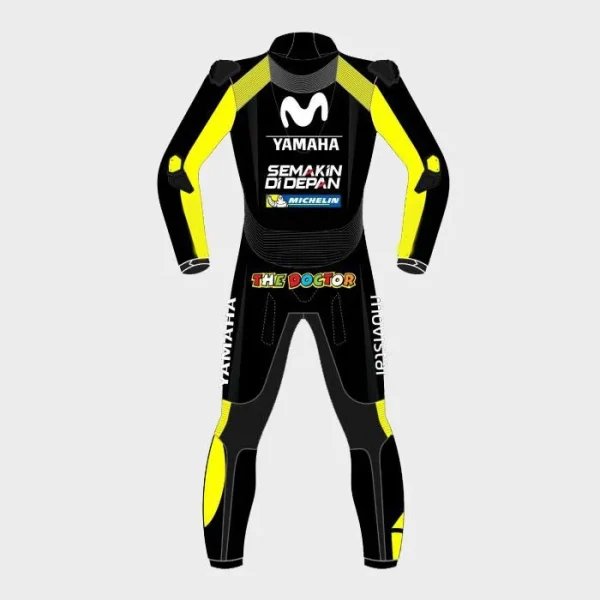 Affordable Valentino Rossi Motorcycle Yamaha Suit Black 2018 - Image 2