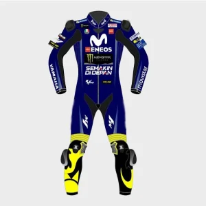Valentino Rossi Movistar Yamaha Blue Suit 2018