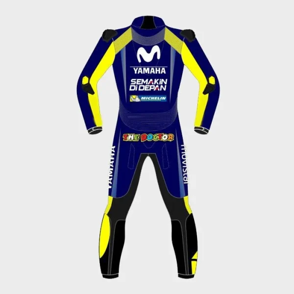 Valentino Rossi Movistar Yamaha Blue Suit 2018 - Image 2