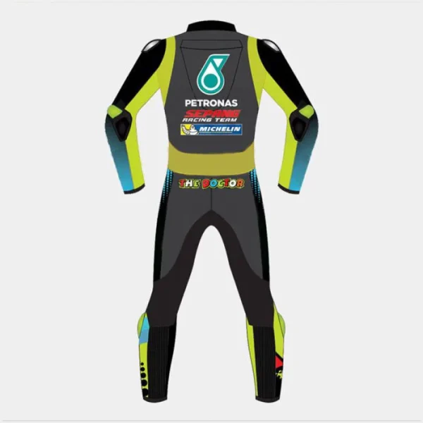 Valentino Rossi Yamaha Petronas Motorcycle Leather Suit 2021 - Image 2