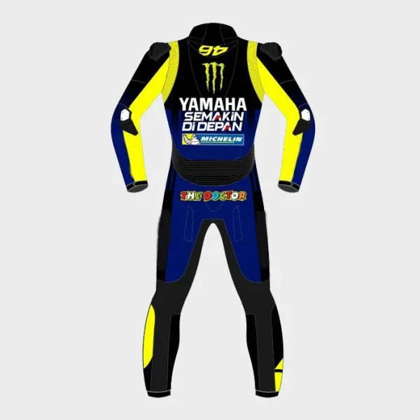 Cheap Yamaha Rossi Motorcycle Leather Suit 2020 - Image 2