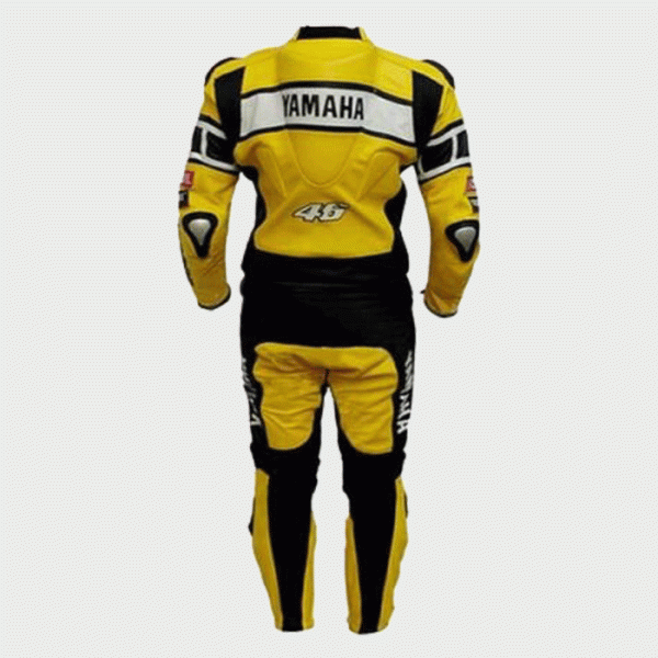 Yamaha Yellow Motorcycle Leather Suit 2020 - Image 2